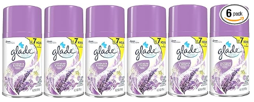 GLADE® 6 X 6.2 OZ AUTOMATIC SPRAY REFILL LAVENDER & VANILLA