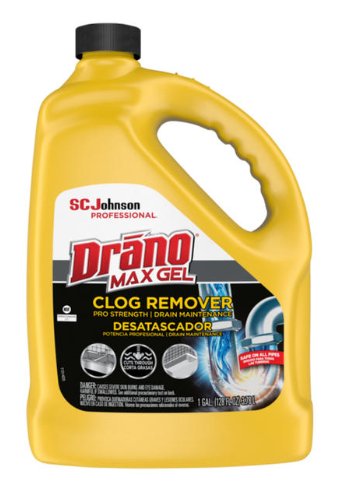 DRANO® MAX GEL 128oz/4 - Professional