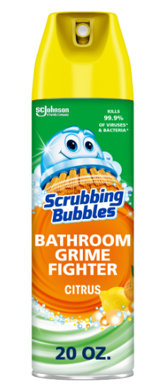 SCRUBBING BUBBLES BATHROOM GRIM FIGHTER CITRUS