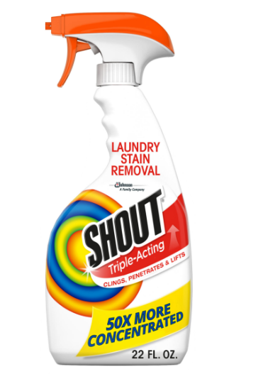SHOUT LAUNDRY STAIN REMOVER SPRAY