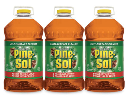 PINE-SOL ORIGINAL/PINE SCENT 144oz 3cs